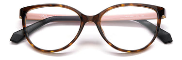 Youth Girls Polaroid Eyeglasses: PLD D825 - Havana Pink(2) SpecSMART Eye Clinic (Front View)